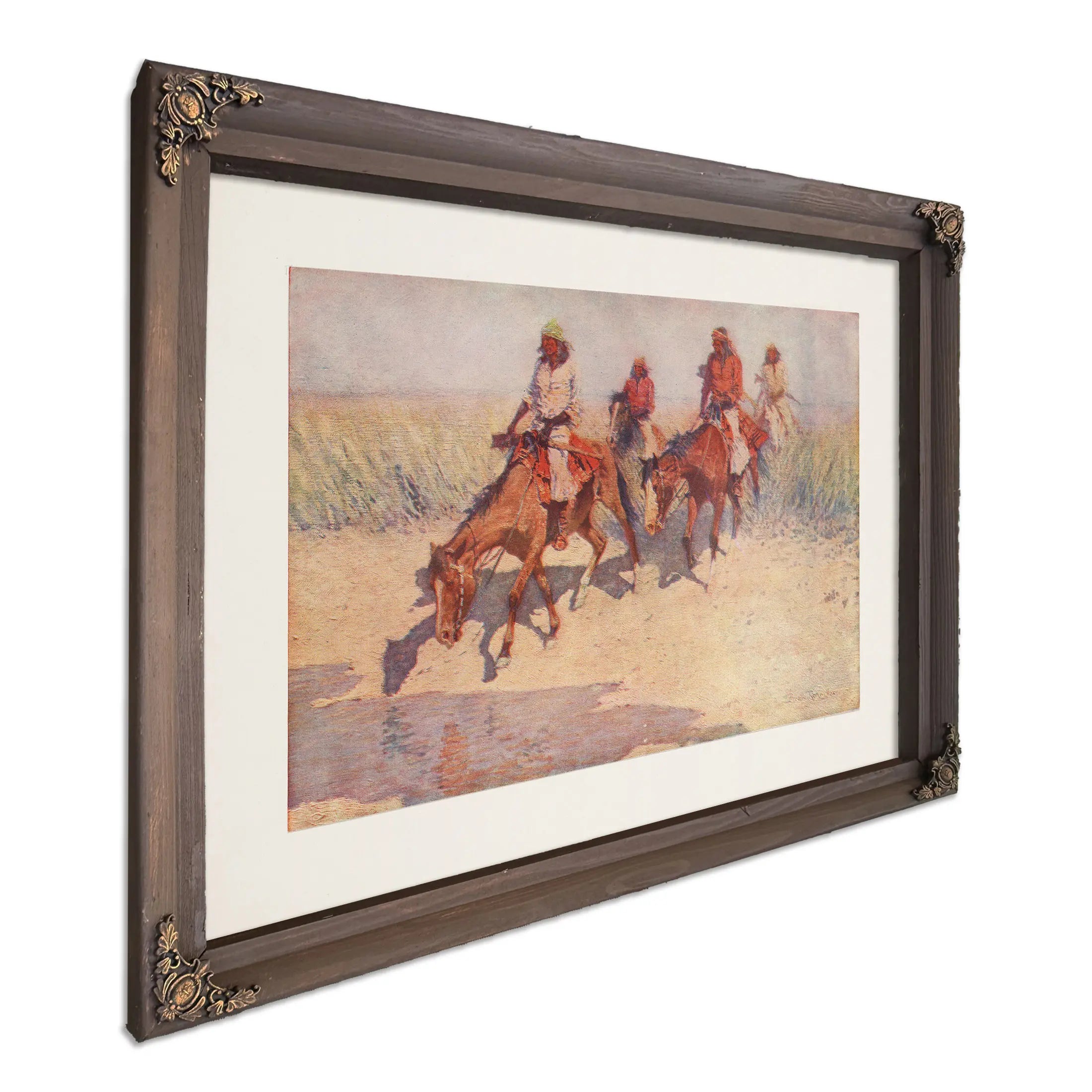 The Pool In The Desert by Frederic Remington