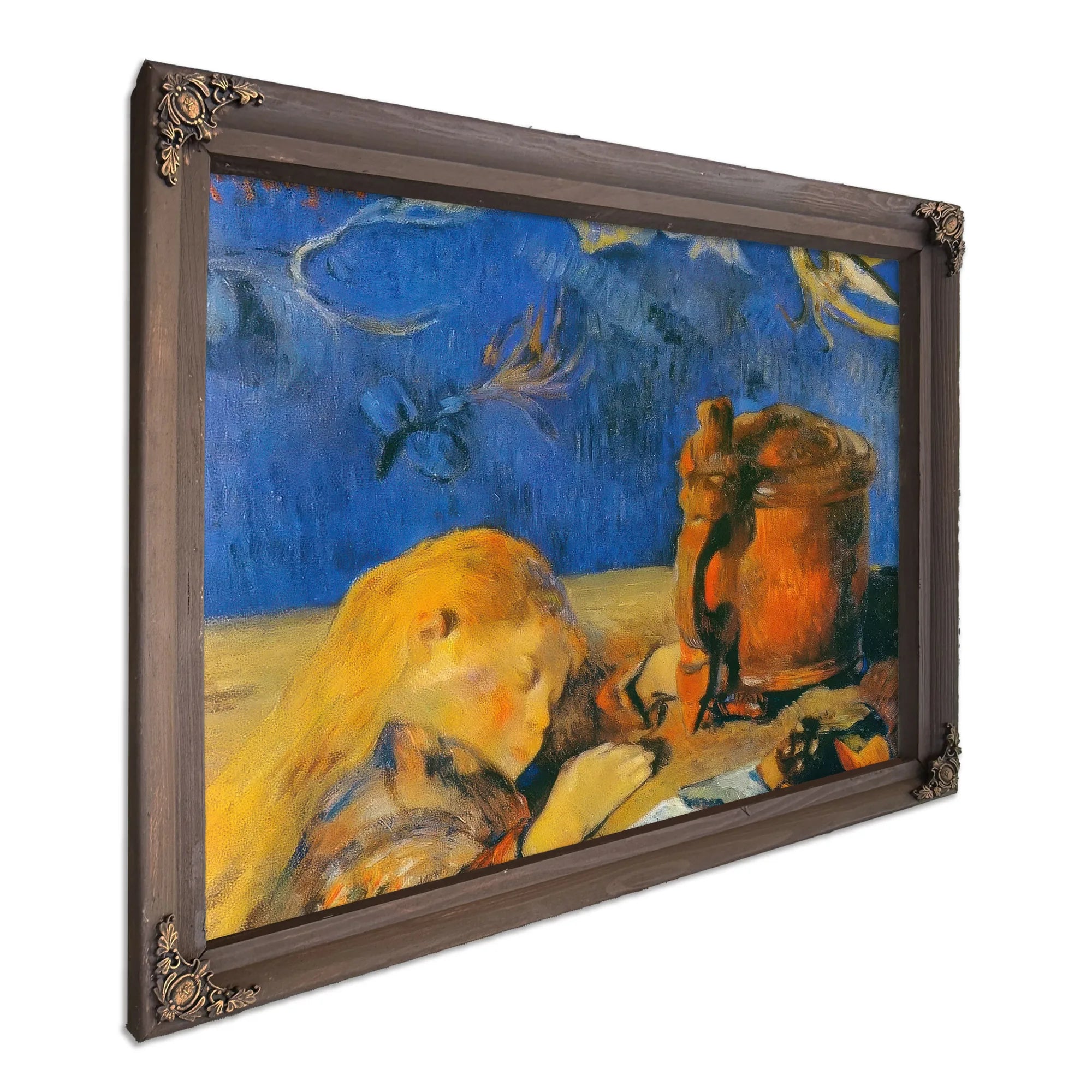 Sleeping Child By Paul Gauguin Fine Art Print
