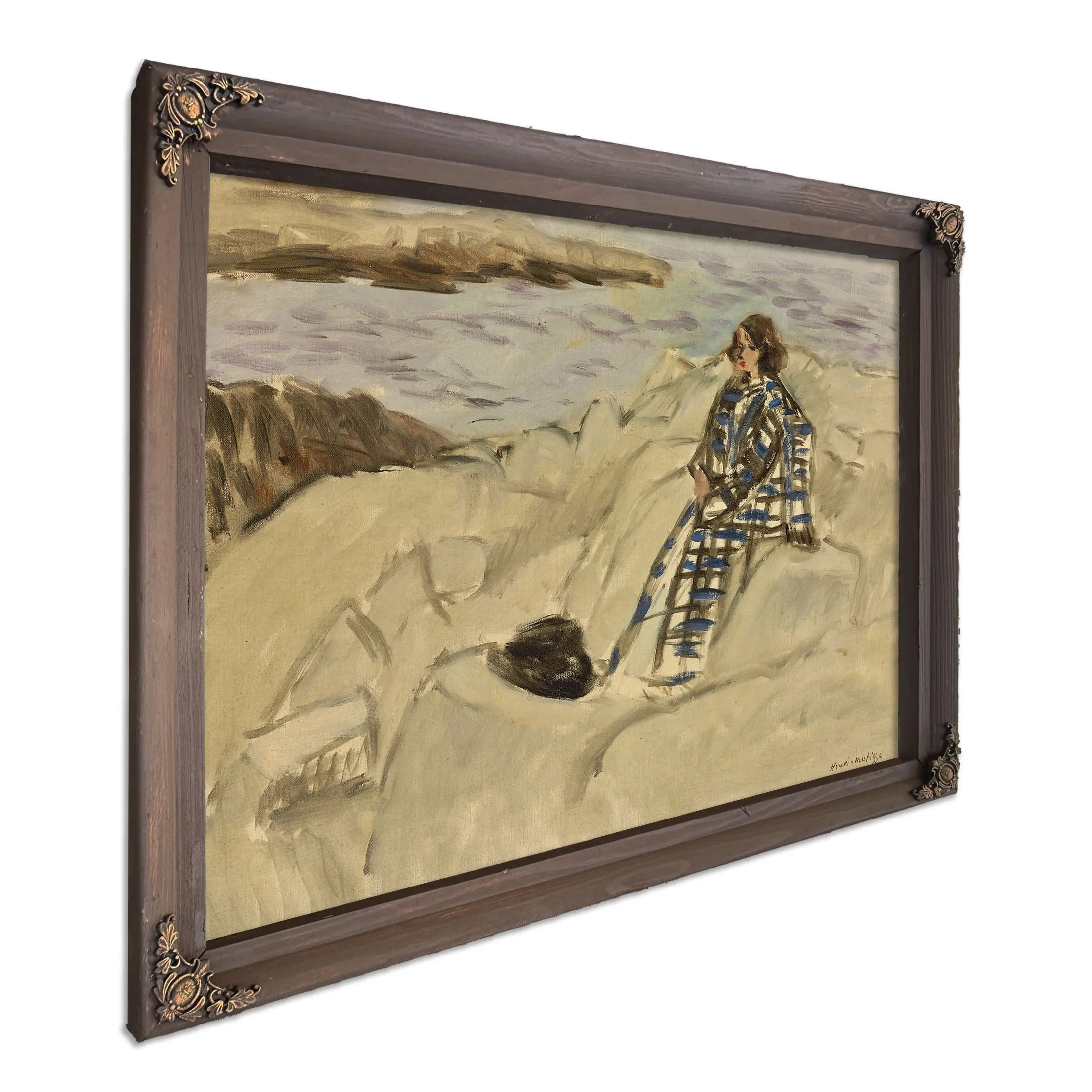 Woman On The Beach (Femme A La Plage) by Henri Matisse