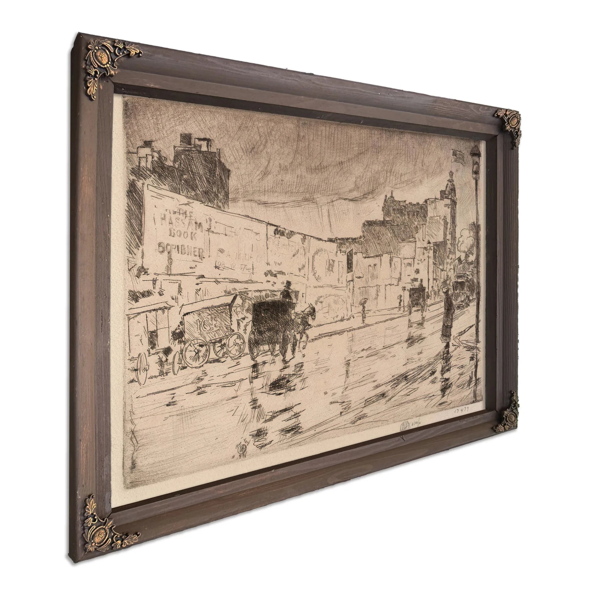 The Billboards, New York By Childe Hassam Fine Art Print