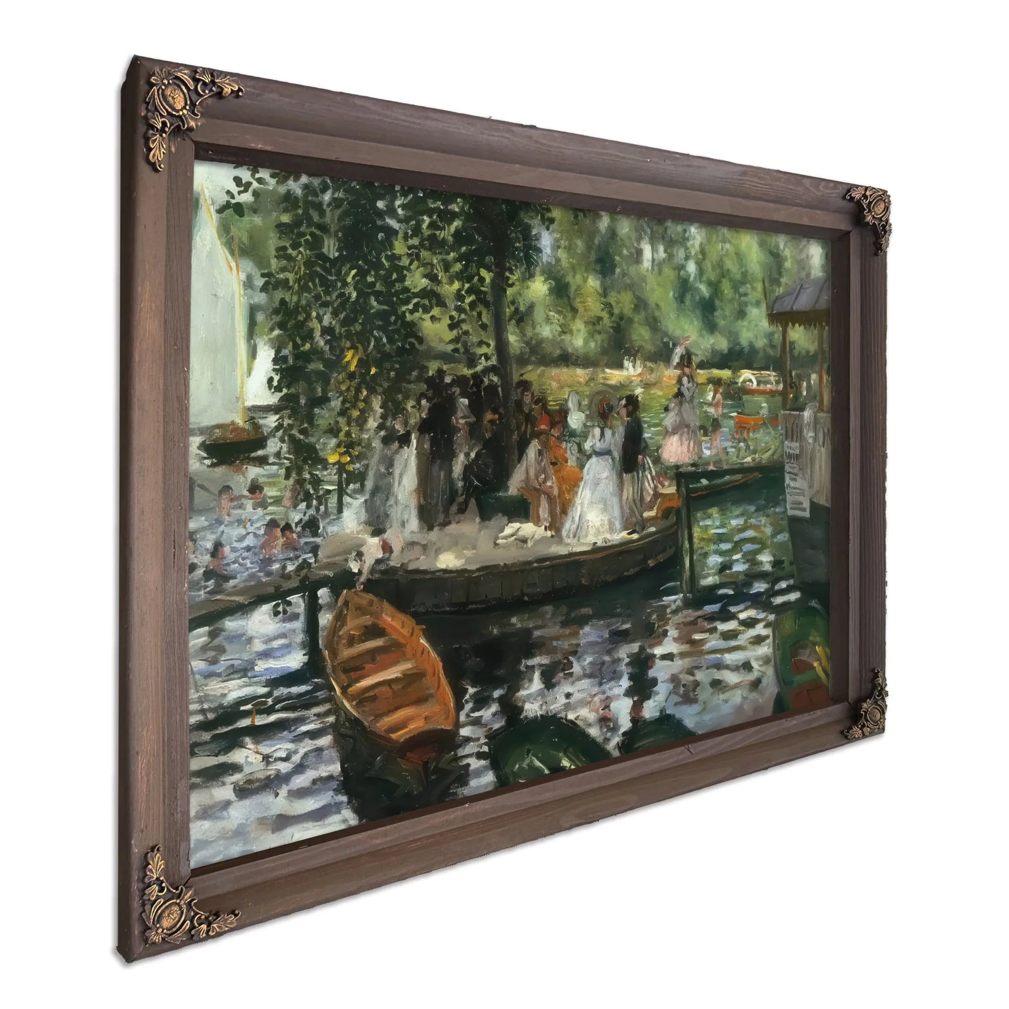 La Grenouillere 1869 By Claude Monet Fine Art Print