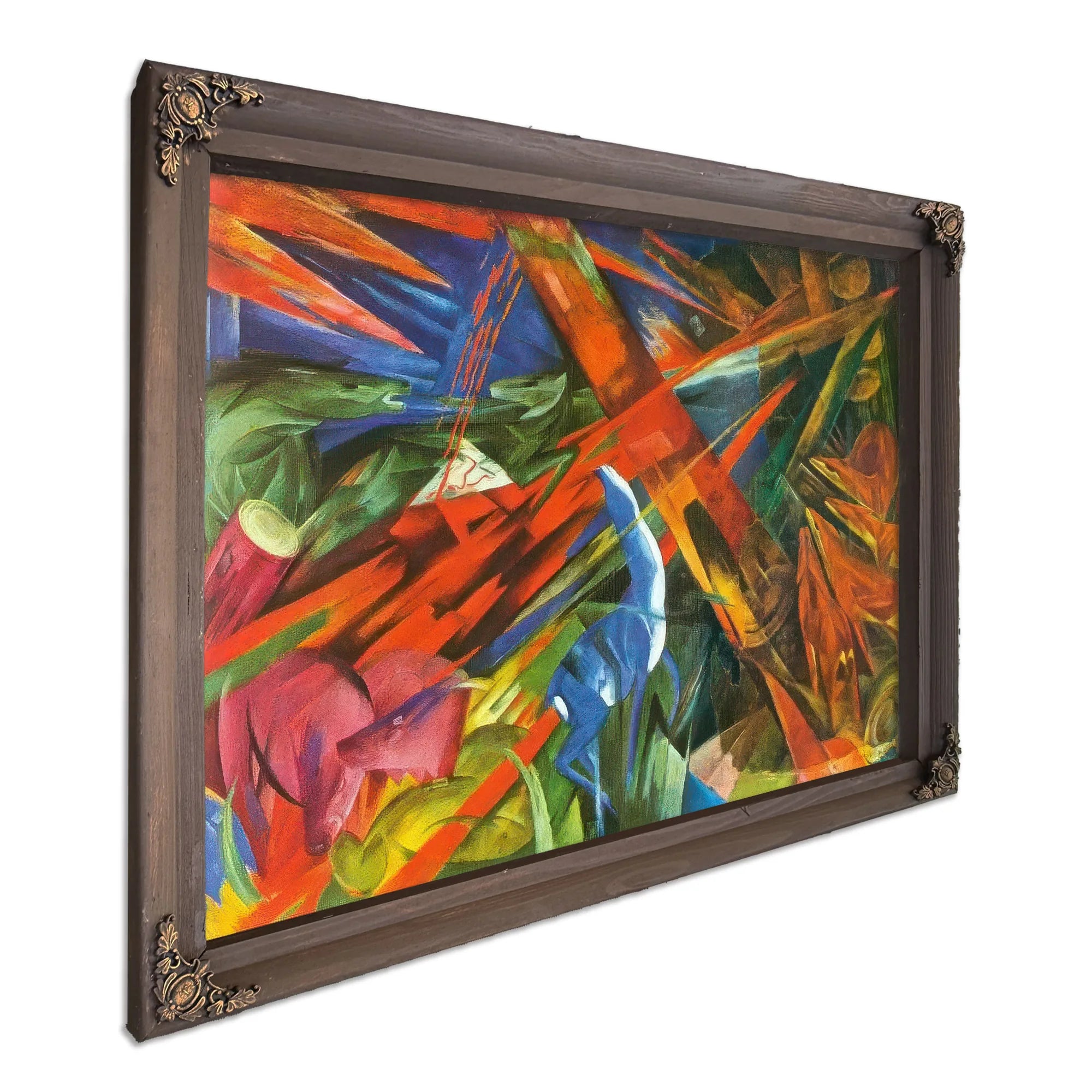Animal Fates (The Trees Show Their Rings) By Franz Marc Fine Art Print