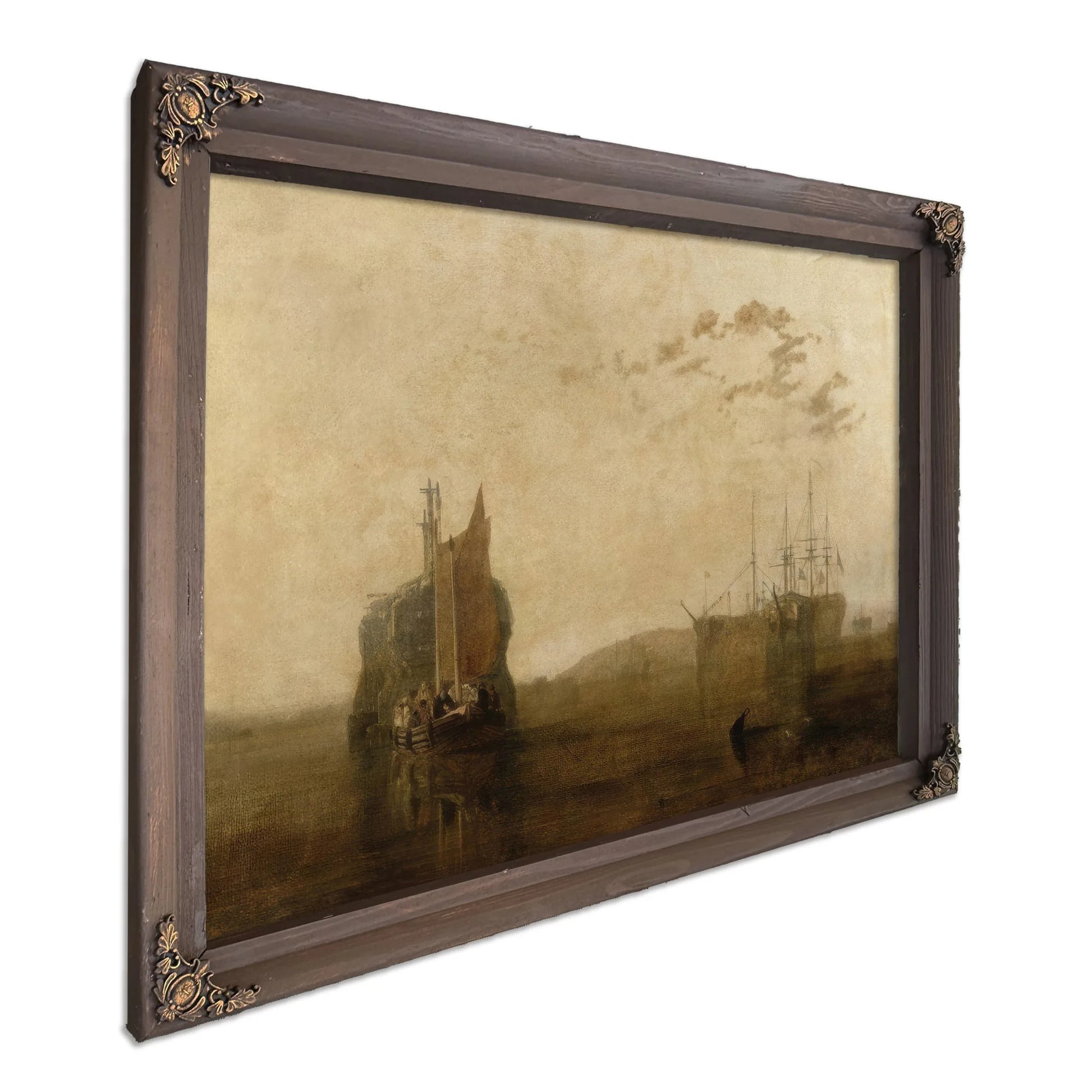 Hulks On The Tamar By Joseph Mallord William Turner Fine Art Print