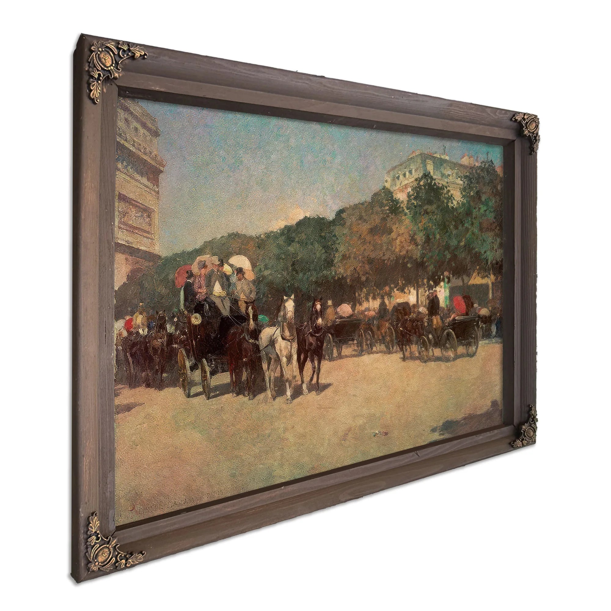 Grand Prix Day By Childe Hassam Fine Art Print