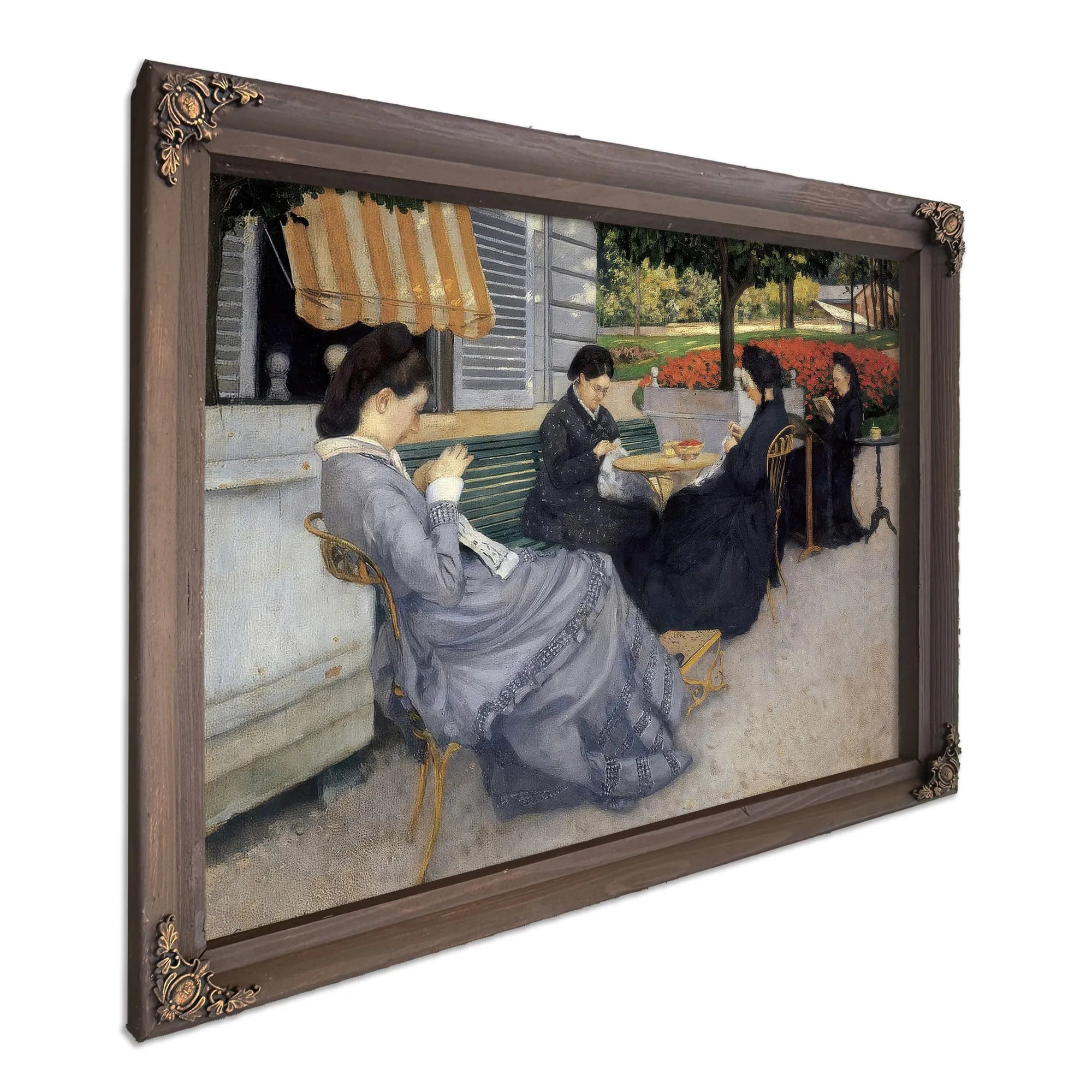Portraits In The Countryside By Gustave Caillebotte Fine Art Print