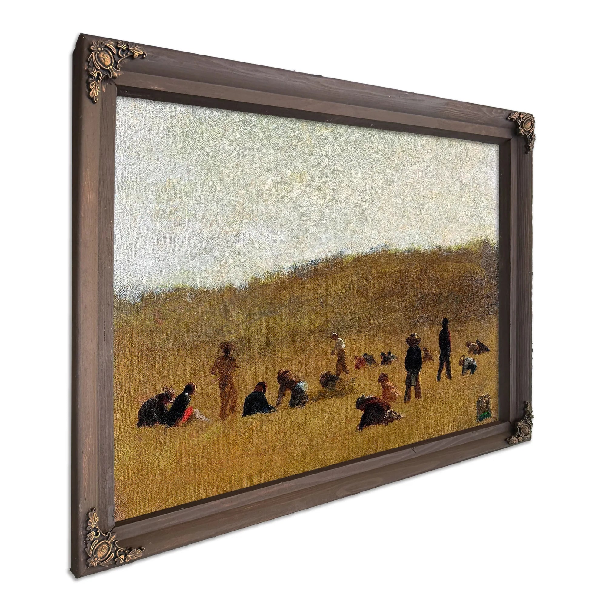 Cranberry Pickers By Eastman Johnson Fine Art Print