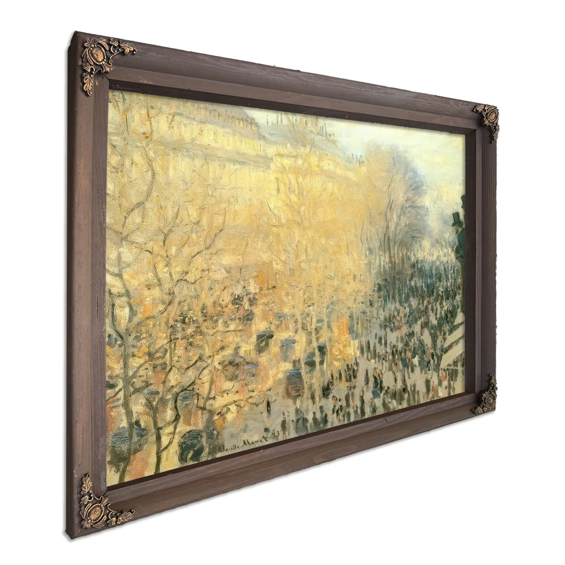 The Boulevard Des Capucines By Claude Monet Fine Art Print
