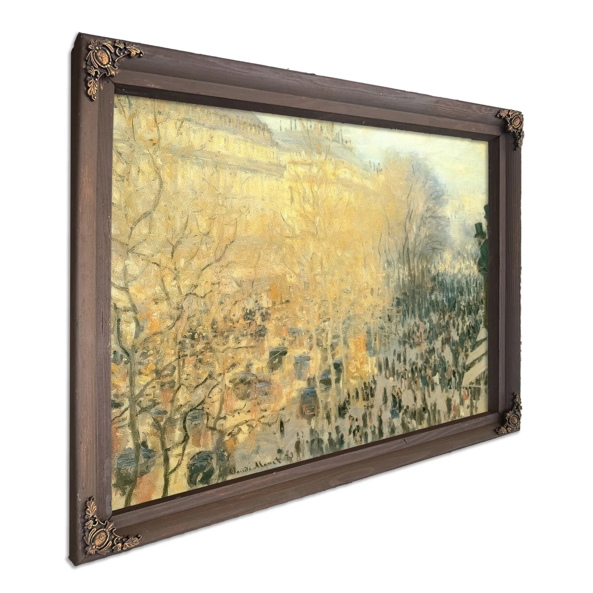 The Boulevard Des Capucines By Claude Monet Fine Art Print