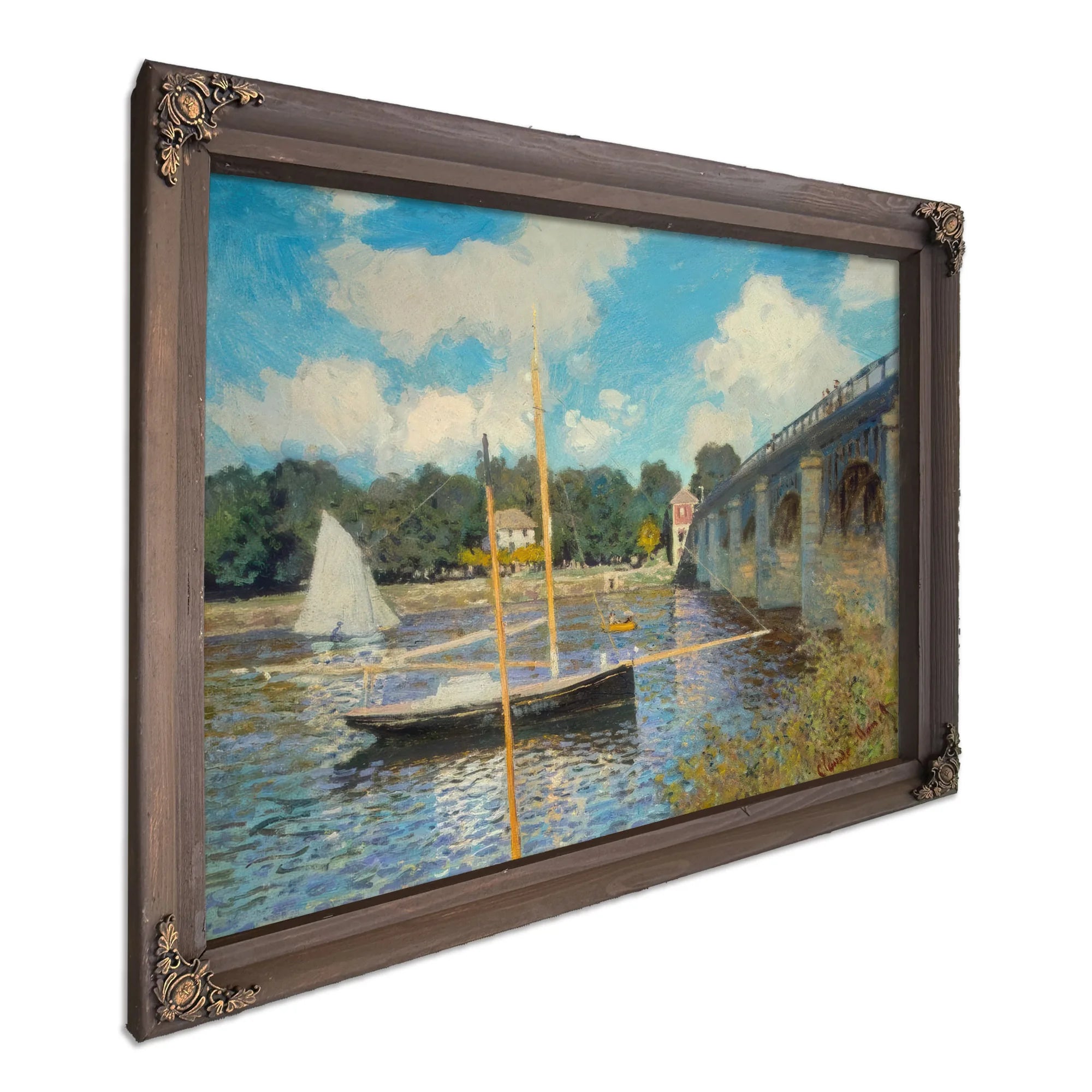 The Bridge At Argenteuil By Claude Monet Fine Art Print