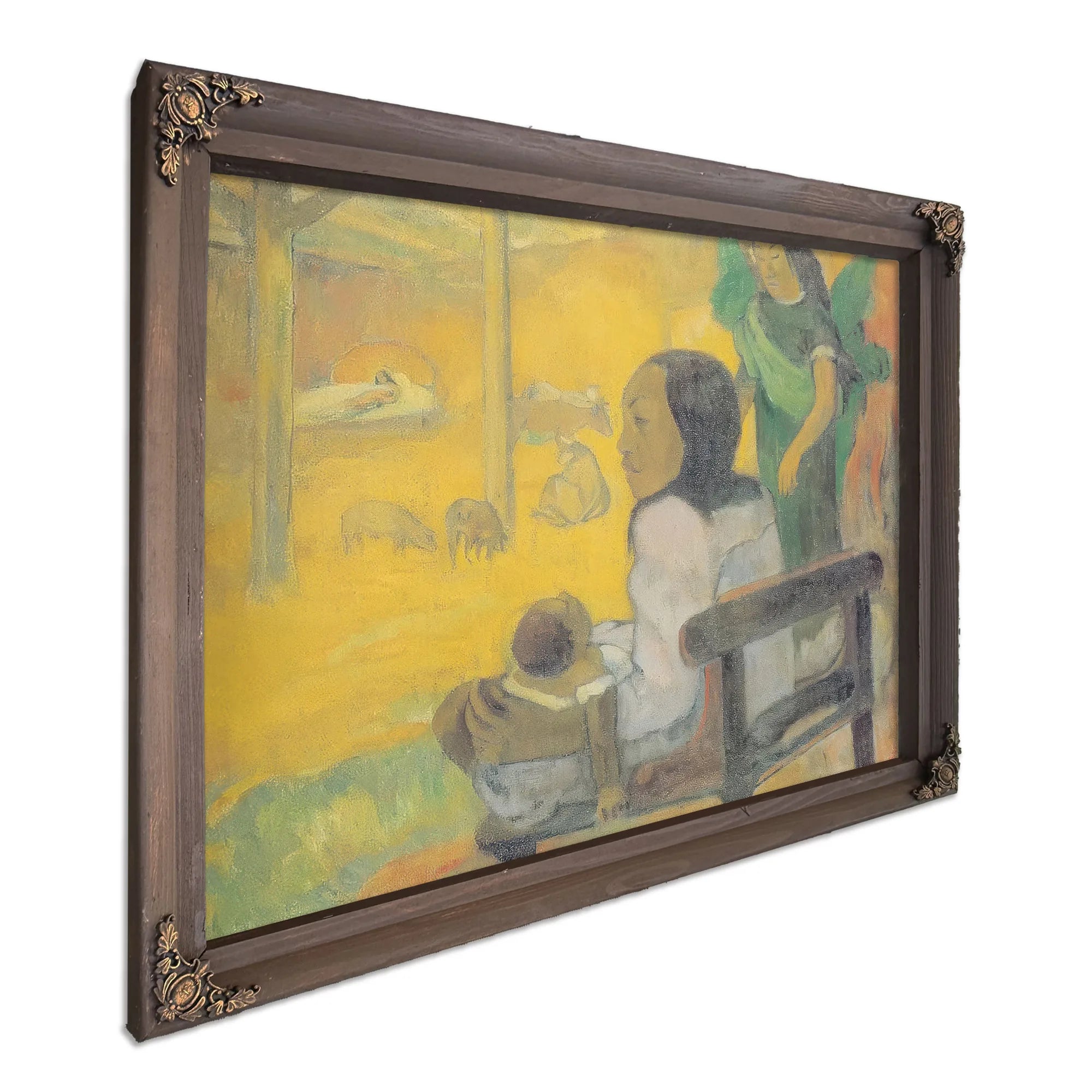 Be Be ( The Nativity) By Paul Gauguin Fine Art Print