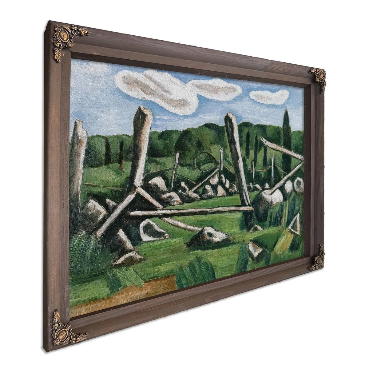 The Old Bars Dogtown By Marsden Hartley Fine Art Print
