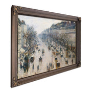Boulevard Montmartre By Camille Pissarro Fine Art Print