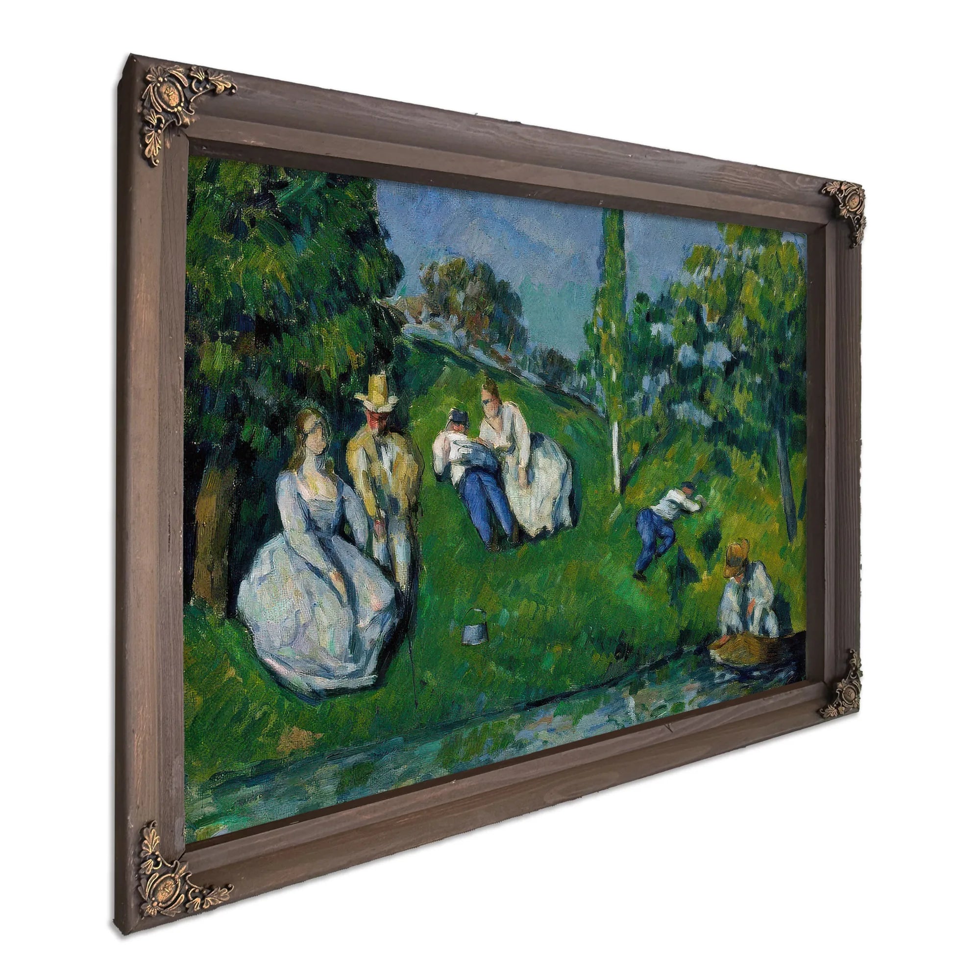 The Pond By Paul Cezanne Fine Art Print