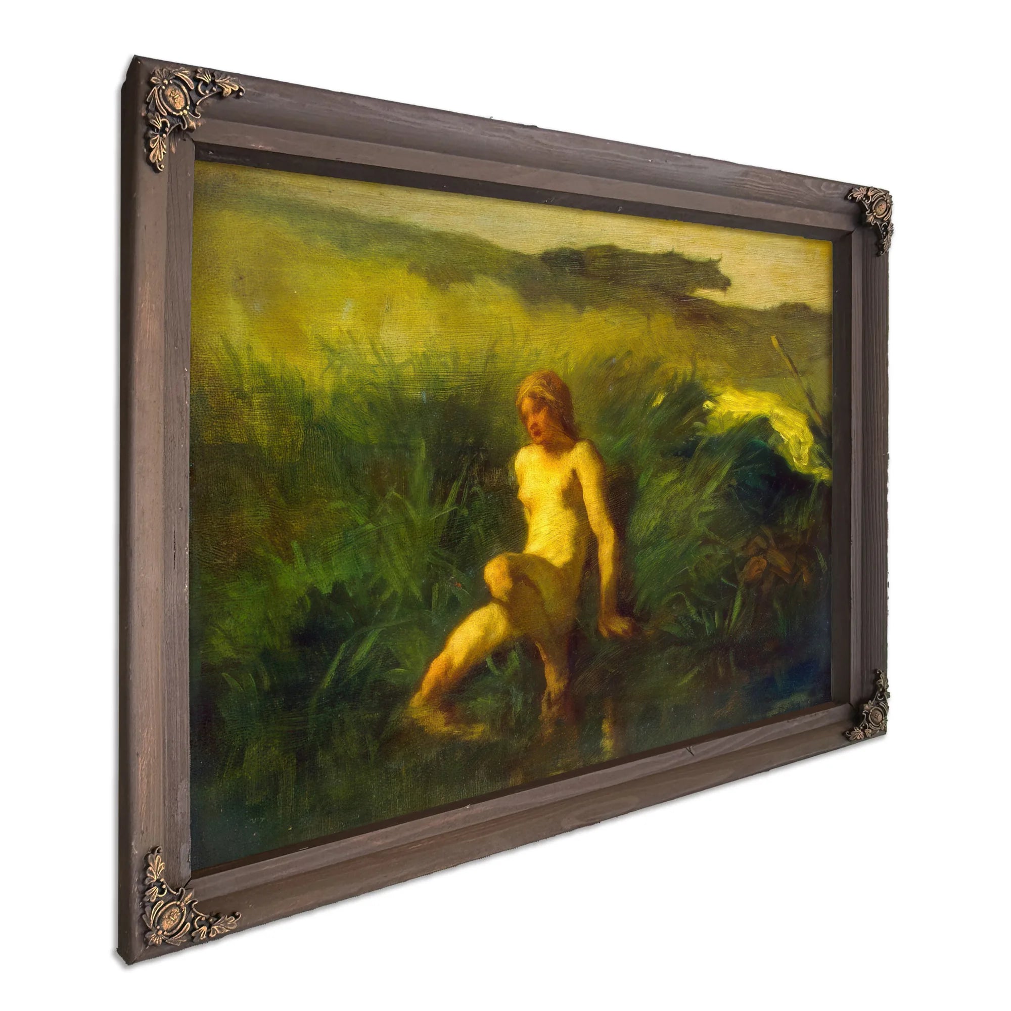 The Bather By Jean Francois Millet Fine Art Print