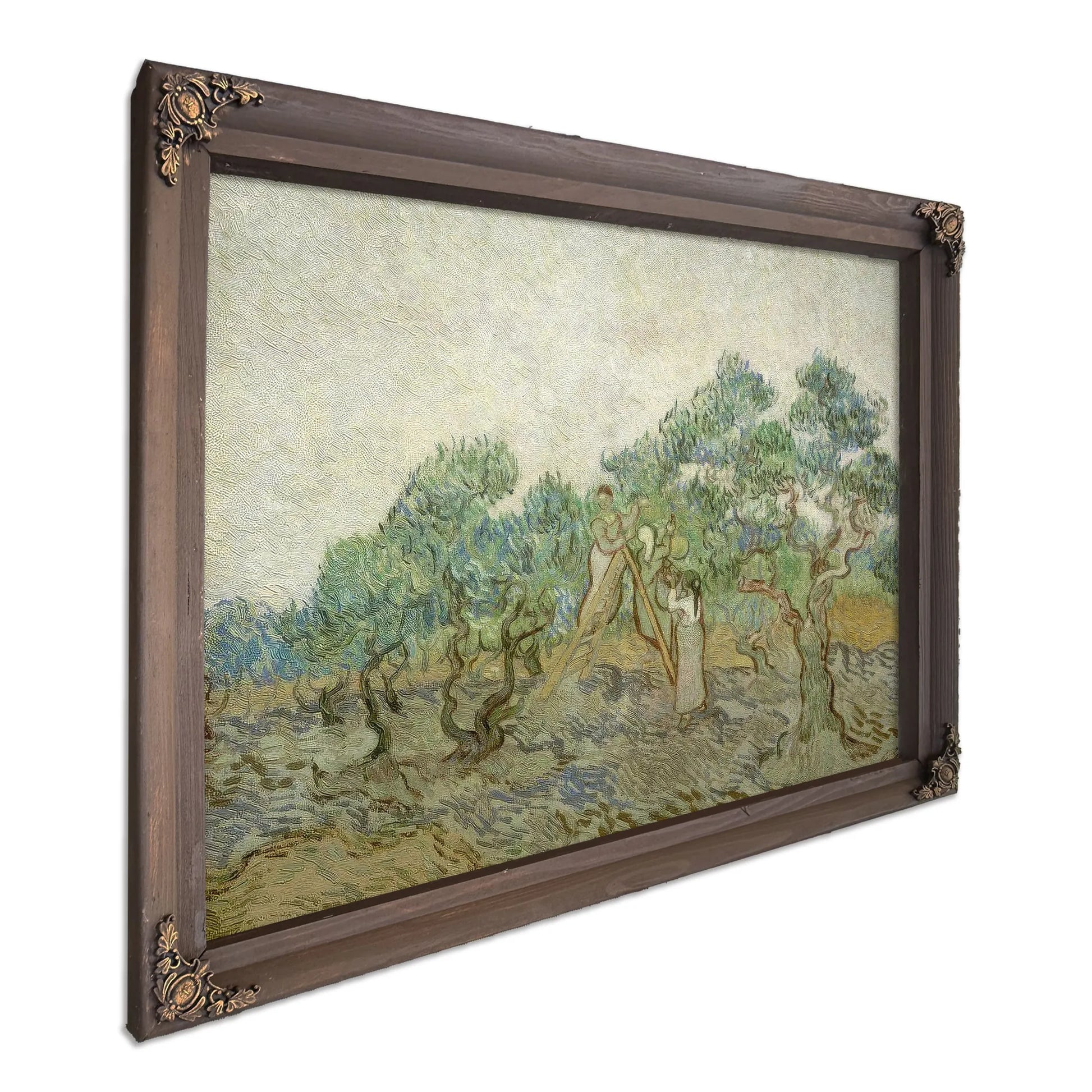 The Olive Orchard By Vincent Van Gogh Fine Art Print