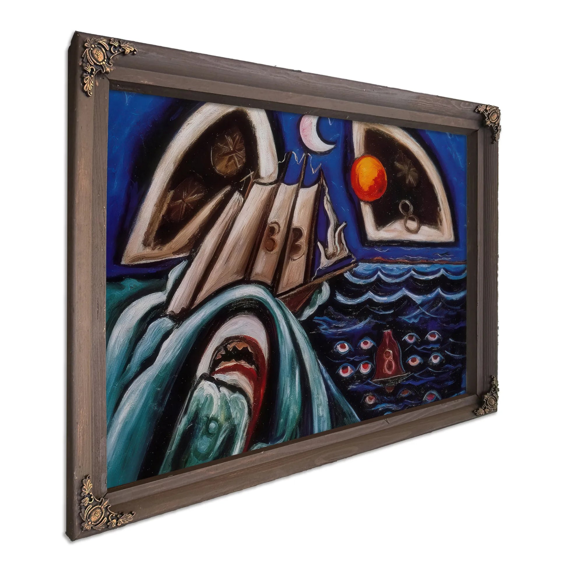 Eight Bells Folly Memorial For Hart Crane By Marsden Hartley Fine Art Print