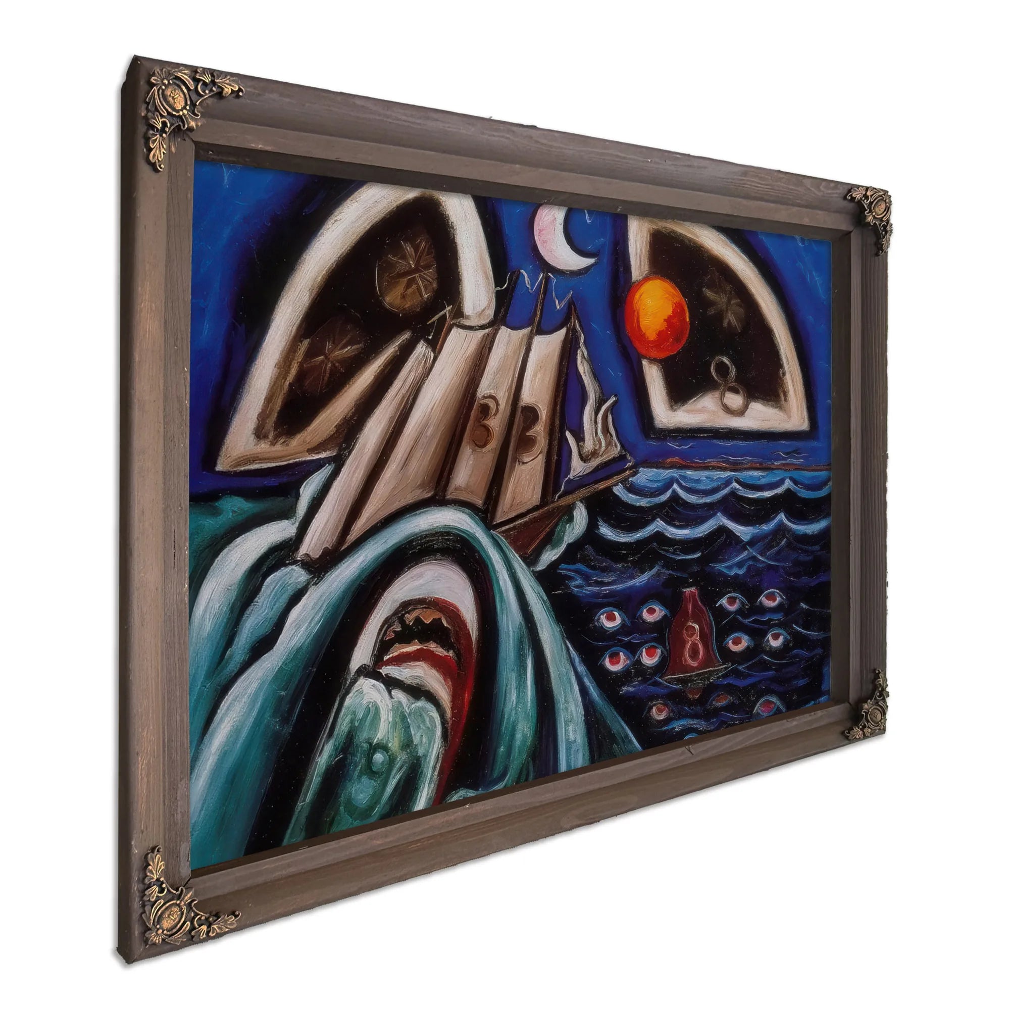 Eight Bells Folly Memorial For Hart Crane By Marsden Hartley Fine Art Print