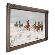 Lost In A Snowstorm We Are Friends by Charles Marion Russell