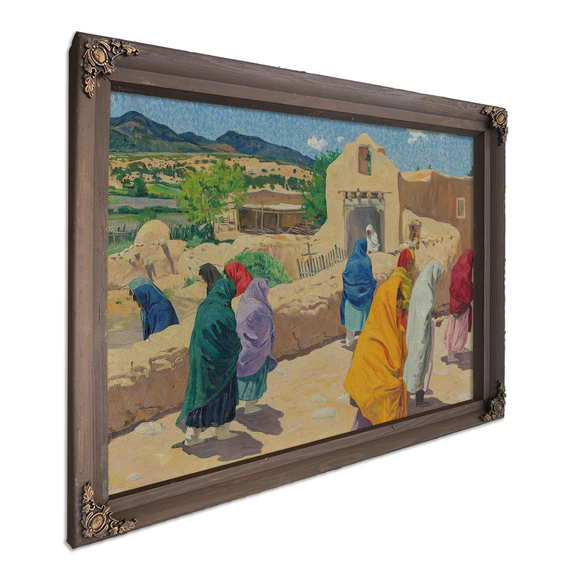After The Chapel Hour By Walter Ufer Fine Art Print