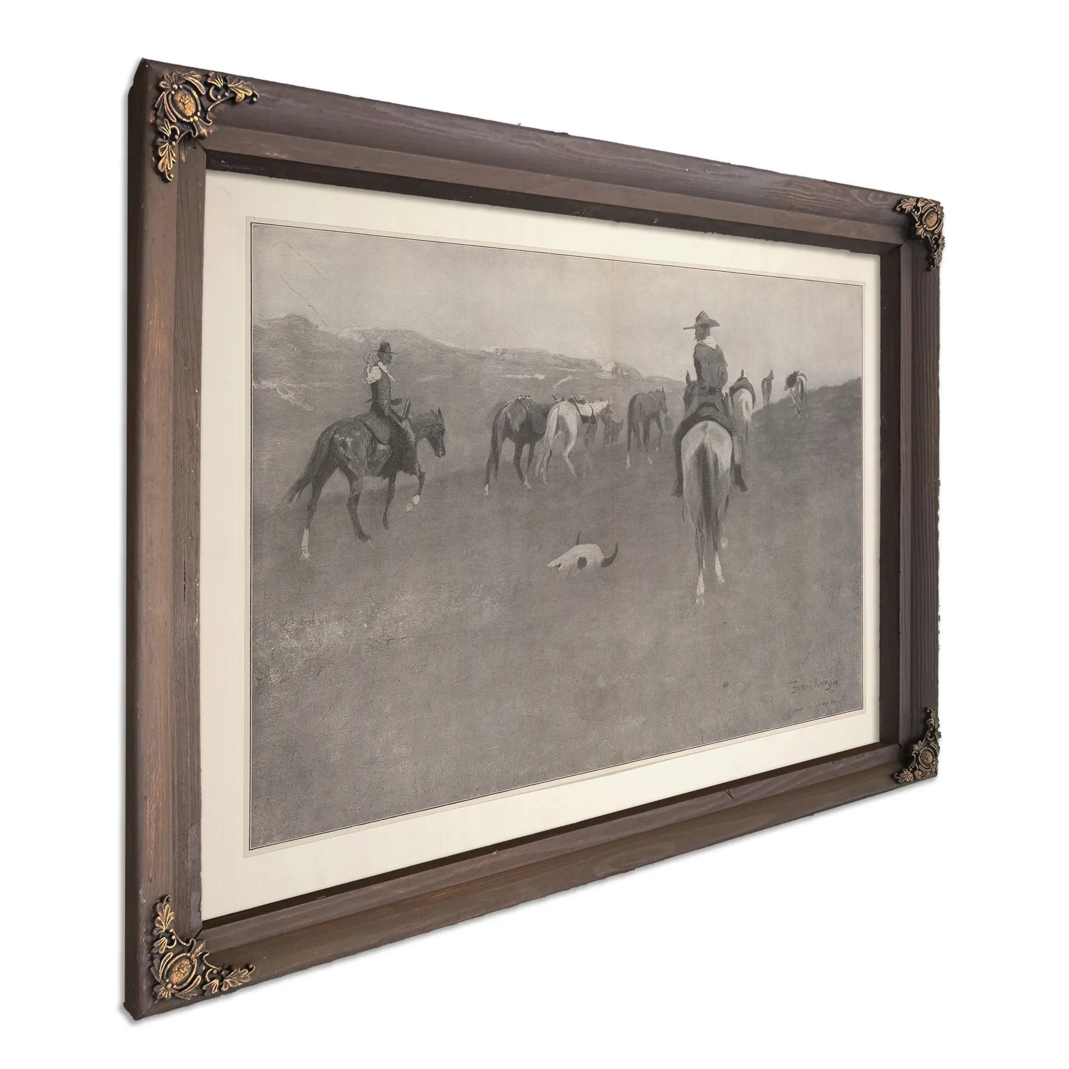 A Sure Sign by Frederic Remington