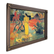 Te Tiai Na Oe Ite Rata ( Are You Waiting For A Letter) By Paul Gauguin Fine Art Print