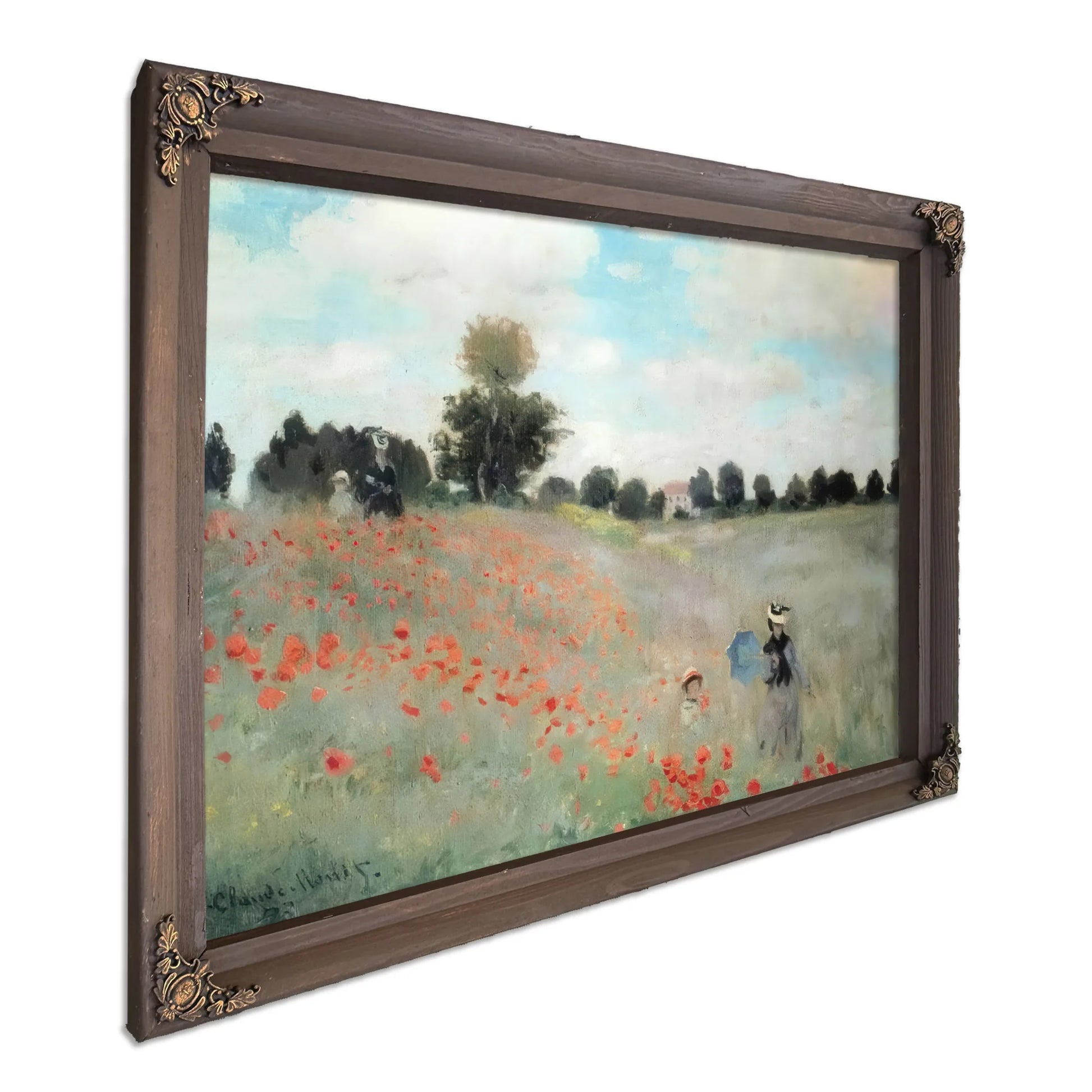 Poppies At Argenteuil By Claude Monet Fine Art Print