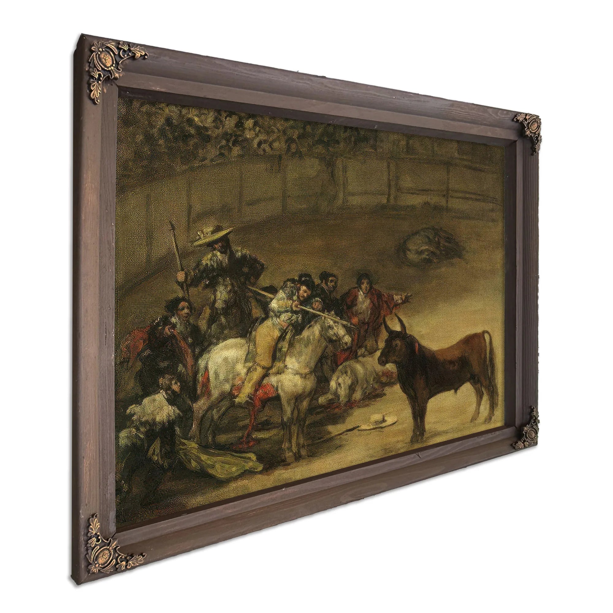 Bullfight Suerte De Varas By Francisco De Goya Fine Art Print