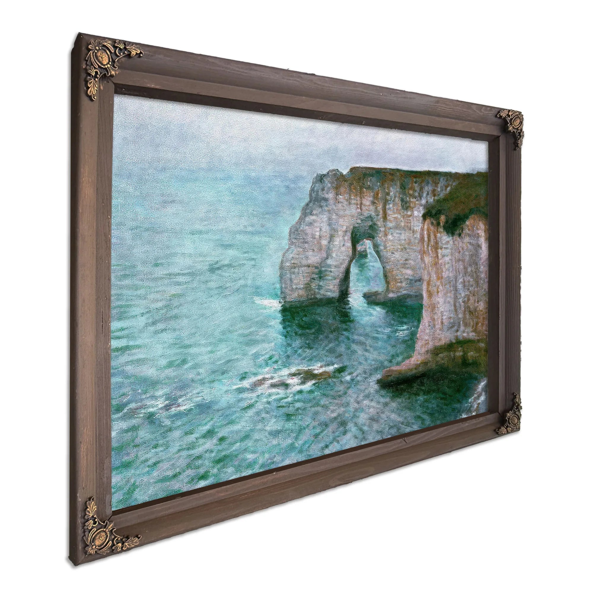 The Manne Porte At Etretat By Claude Monet Fine Art Print