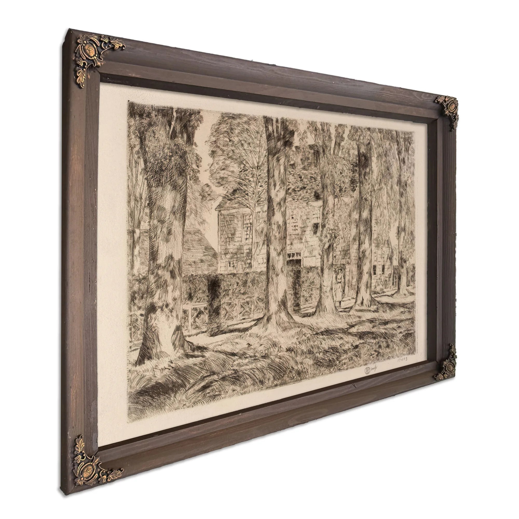The Village Elms, Easthampton By Childe Hassam Fine Art Print