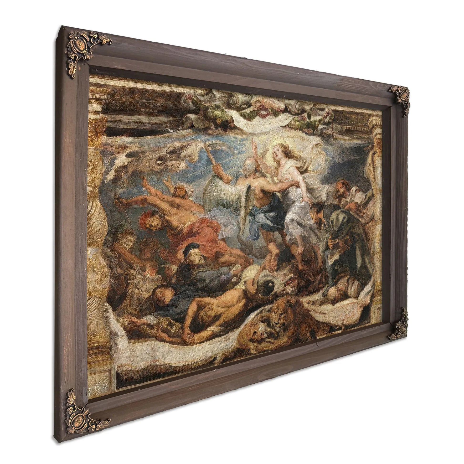 The Triumph Of Truth Over Heresy By Peter Paul Rubens Fine Art Print