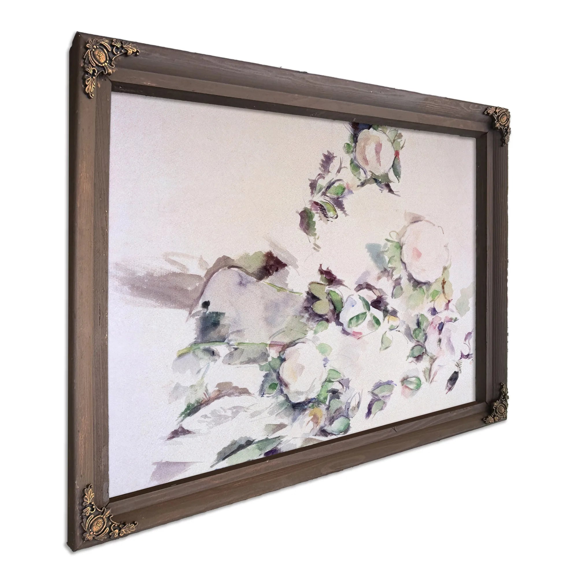 Roses By Paul Cezanne Fine Art Print