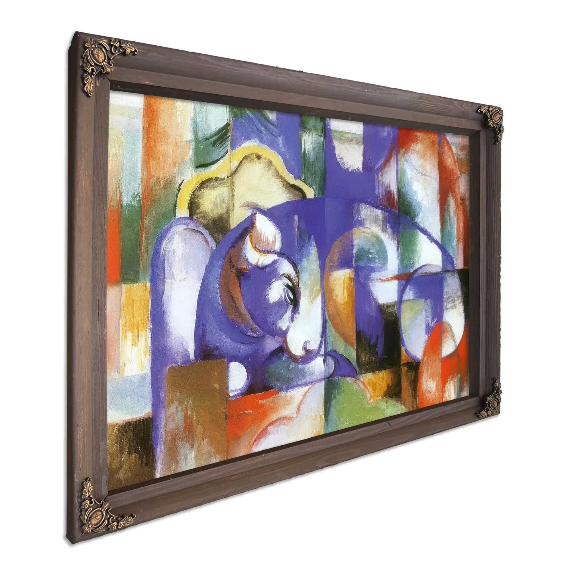 Reclining Bull By Franz Marc Fine Art Print