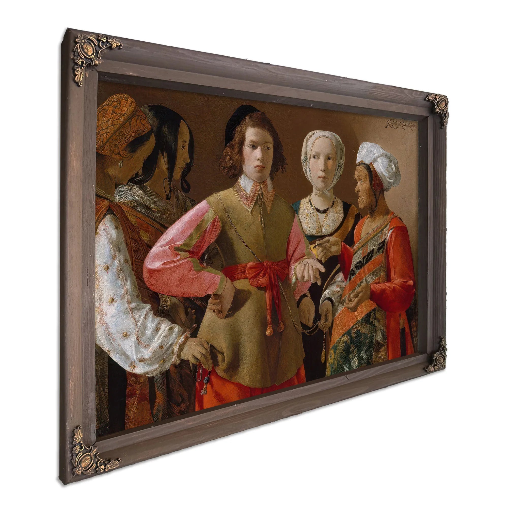 The Fortune Teller 1639 By Georges De La Tour Fine Art Print