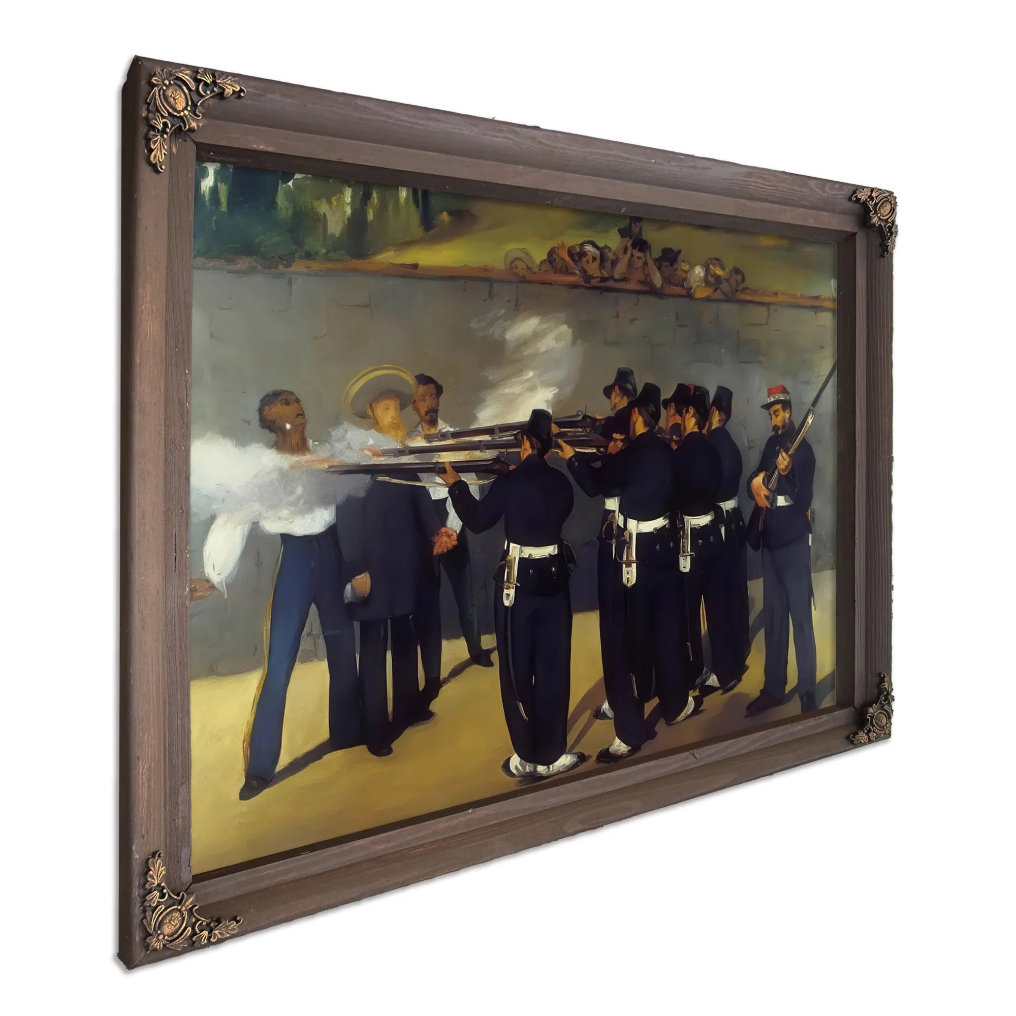 The Execution Of Emperor Maximilian By Edouard Manet Fine Art Print