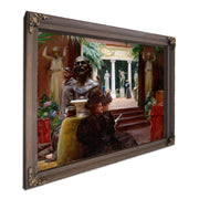 At The Sculpture Exhibition (1895) by Charles Courtney Curran