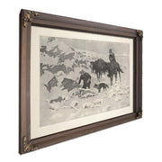 The Frozen Sheep Herder by Frederic Remington