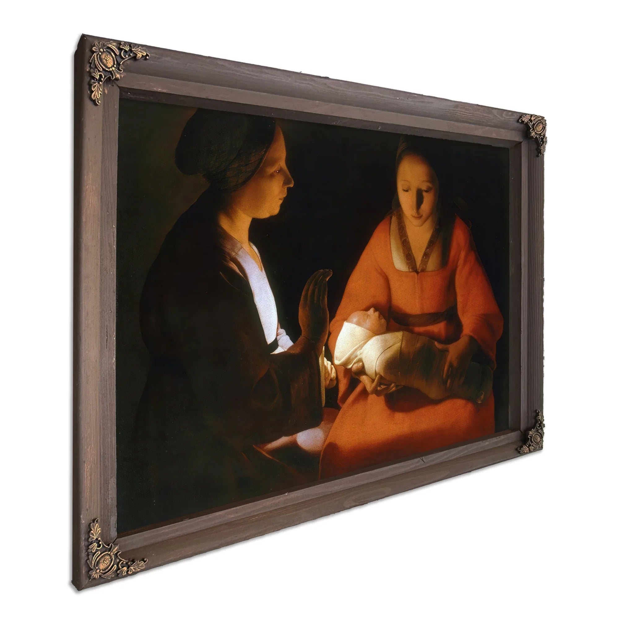 The Newborn Christ 1640 By Georges De La Tour Fine Art Print