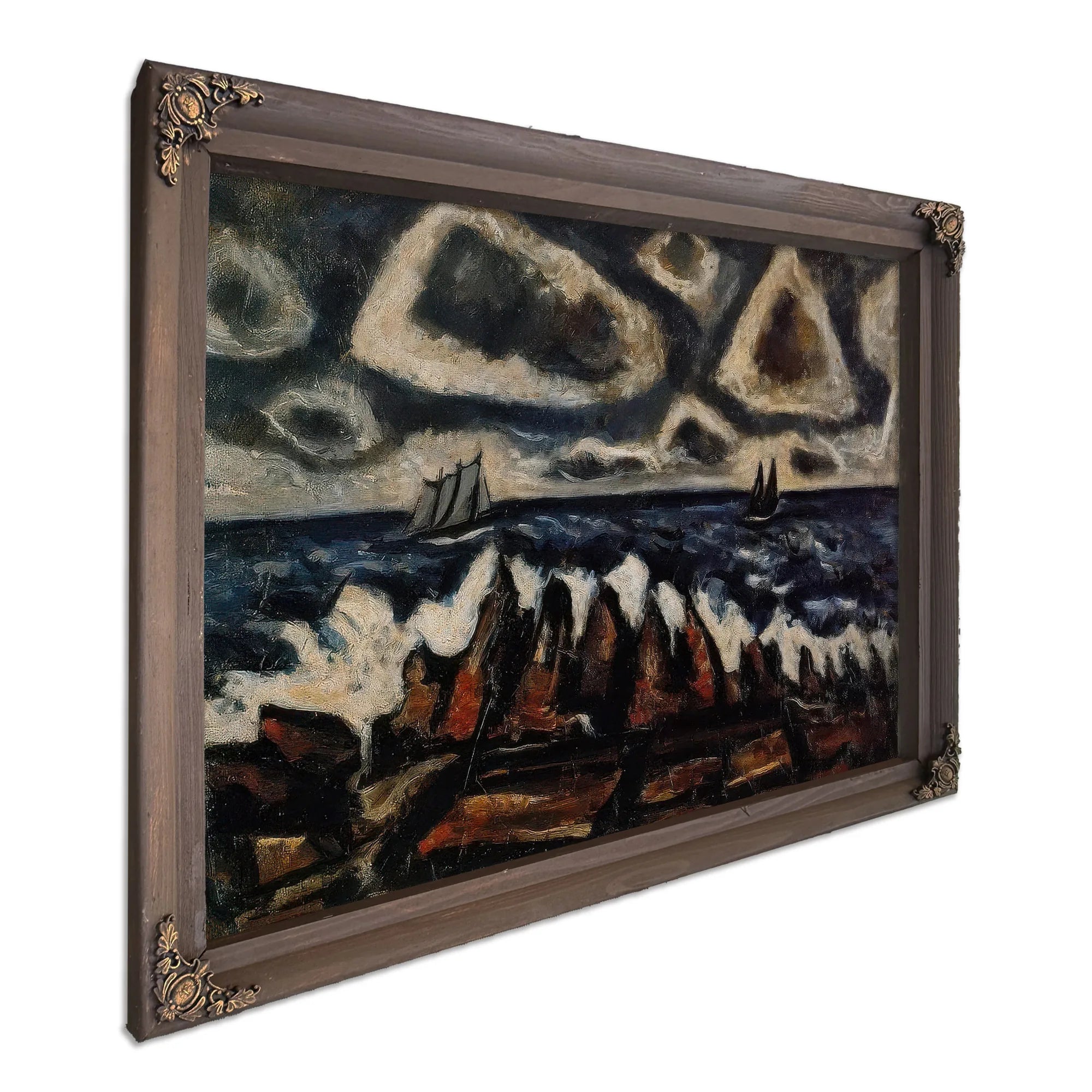 Northern Seascape Off The Banks By Marsden Hartley Fine Art Print