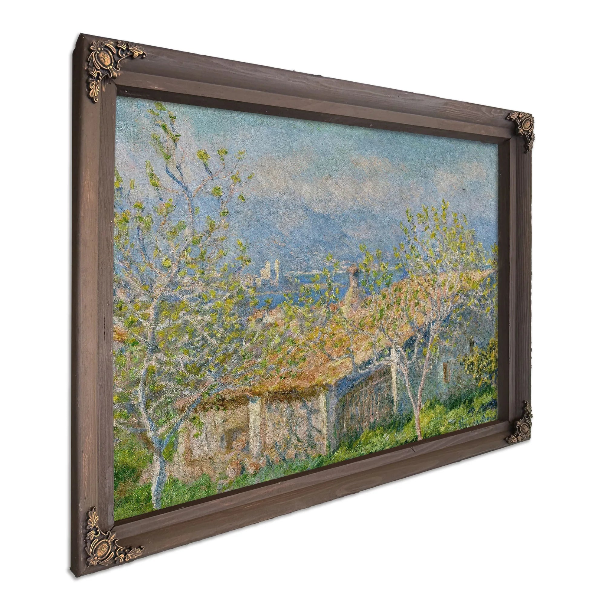 Gardner's House At Antibes By Claude Monet Fine Art Print