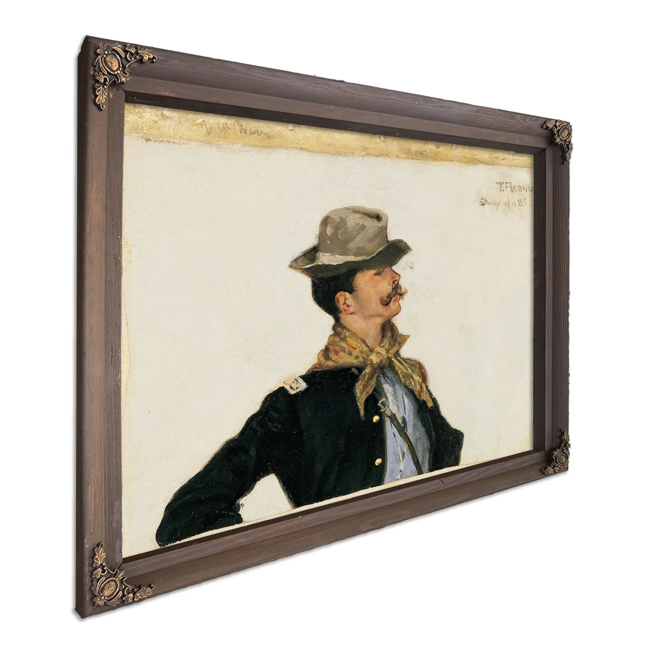 Lieutenant Powhatan H Clarke Tenth Cavalry by Frederic Remington