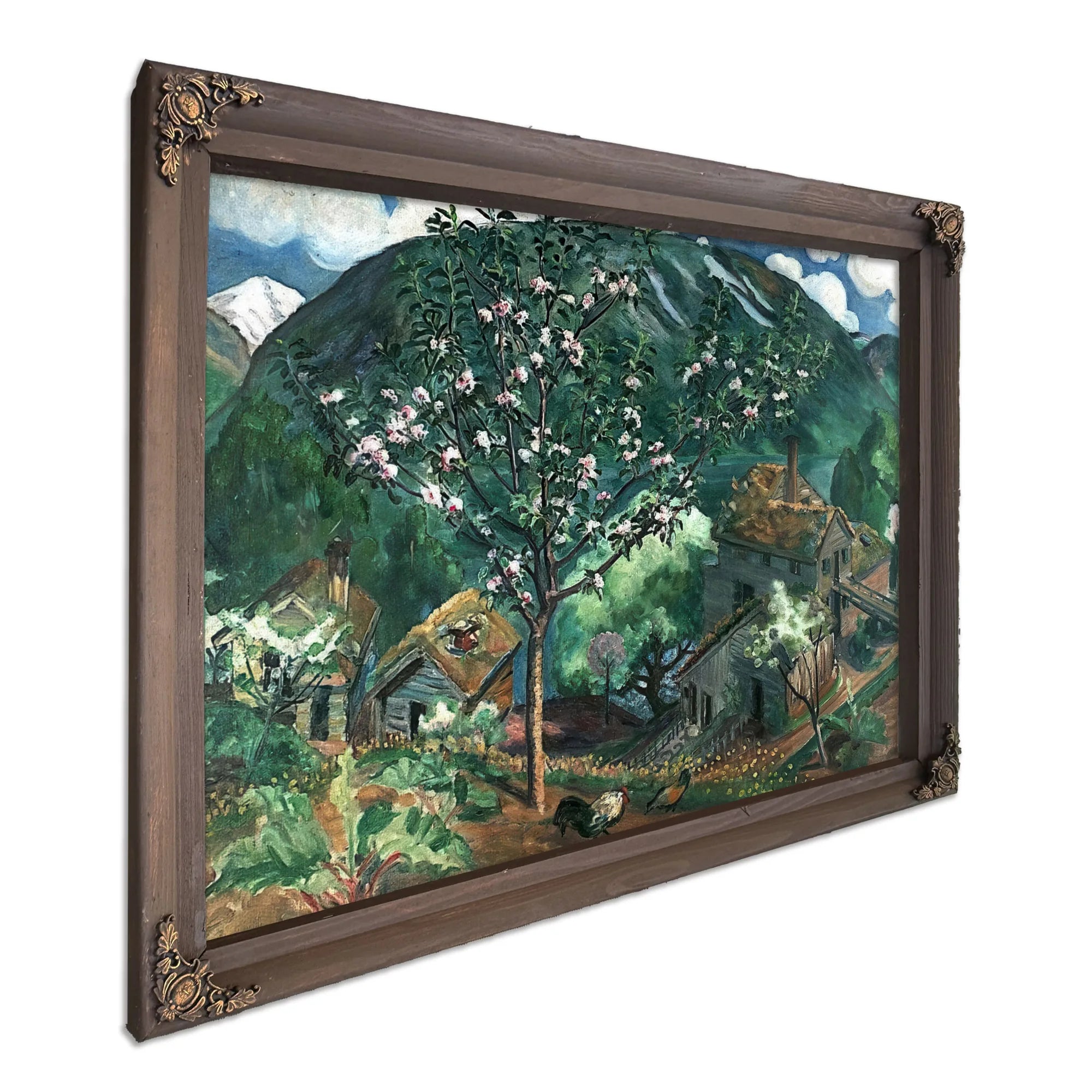 Apple Tree In Blossom By Nicolai Astrup Fine Art Print