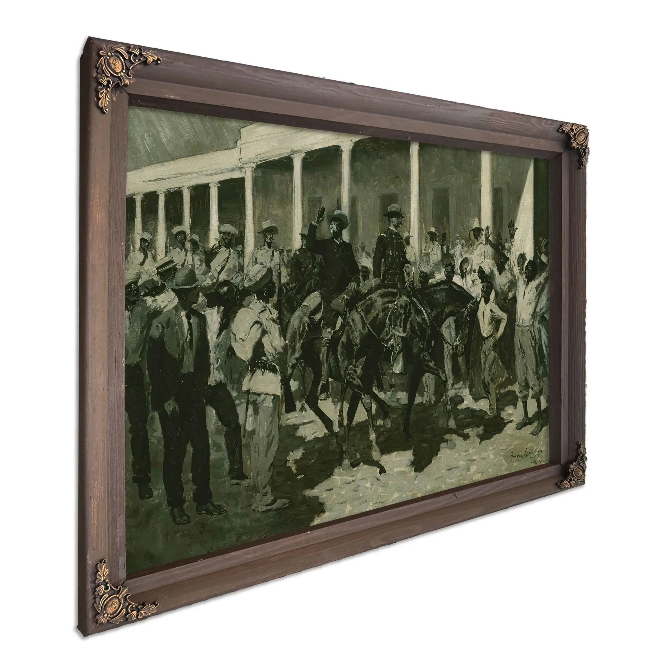 The Return Of Gomez To Havana B by Frederic Remington