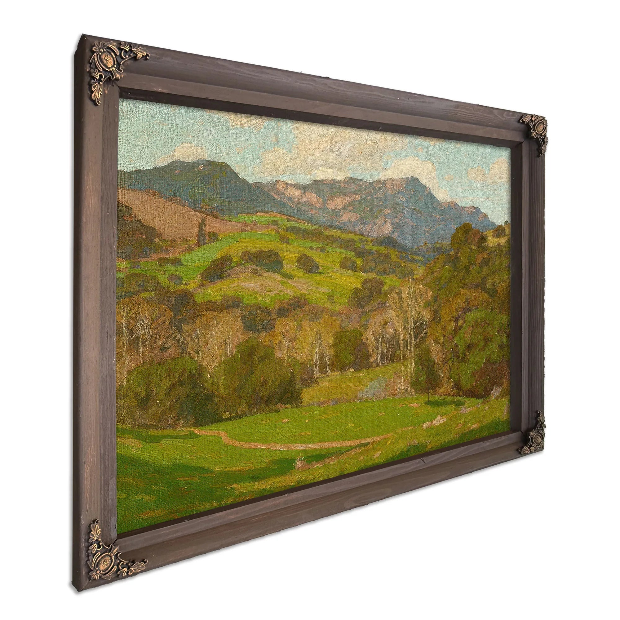Verdant Hills On A Clear Day By William Wendt Fine Art Print
