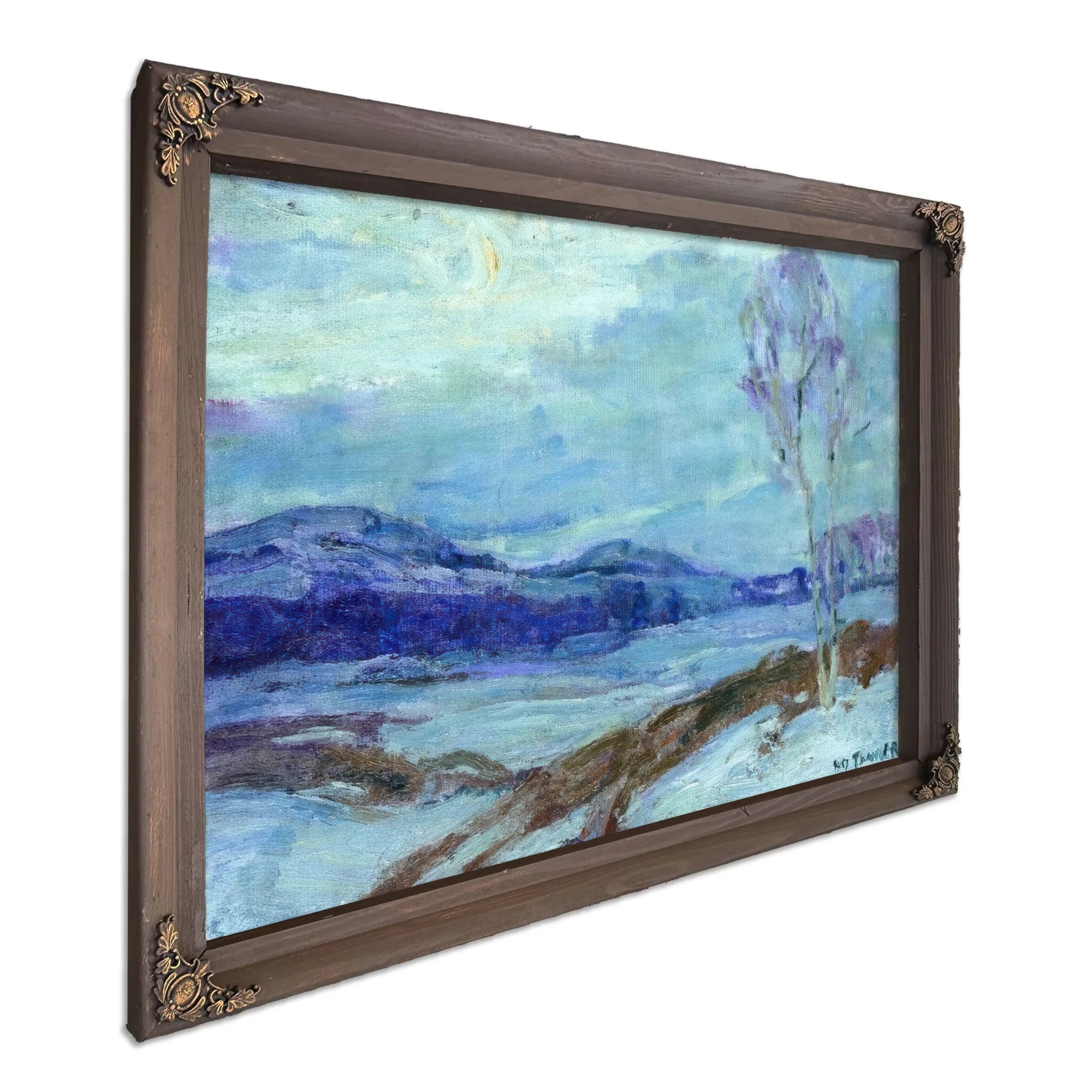 Landscape In Moonlight By Henry Ossawa Tanner Fine Art Print