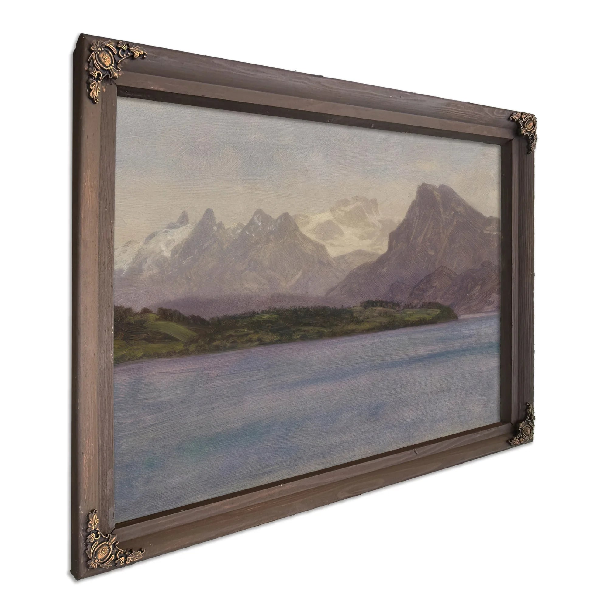 Alaskan Coast Range By Albert Bierstadt Fine Art Print