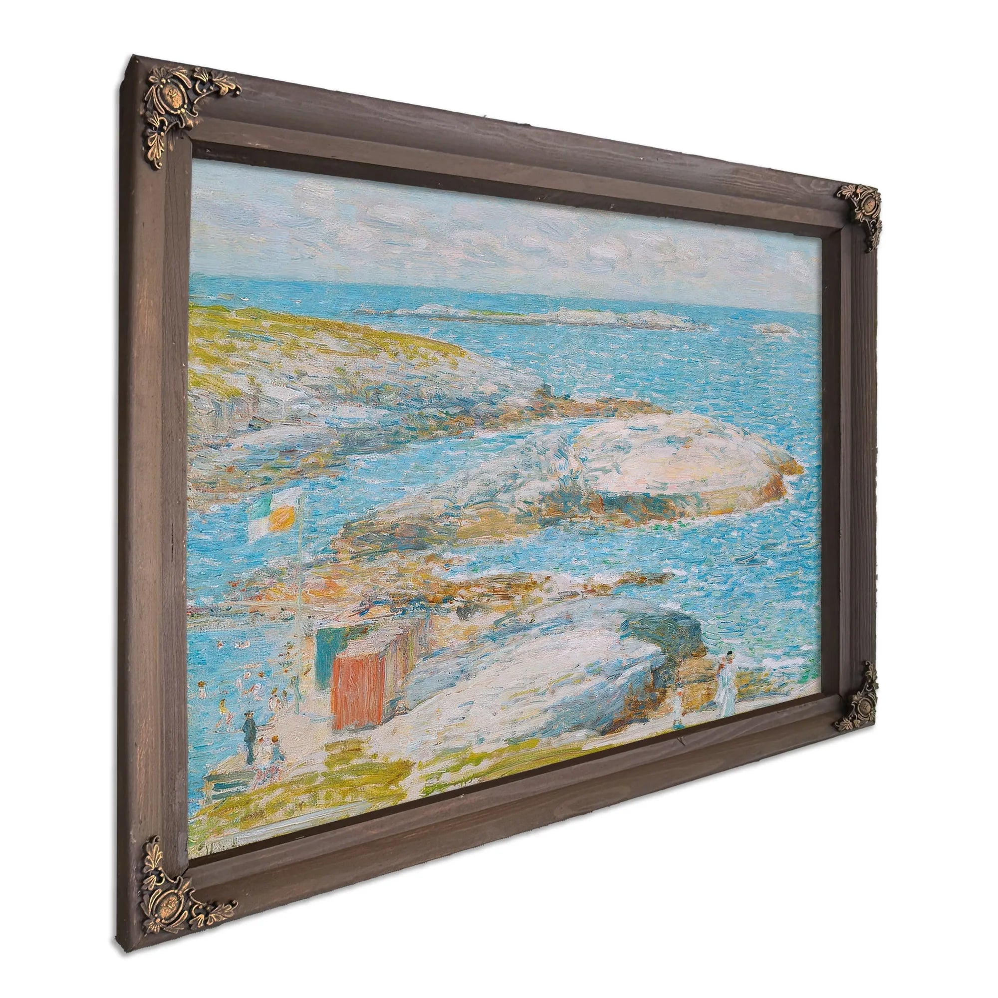Bathing Pool Appledore By Childe Hassam Fine Art Print