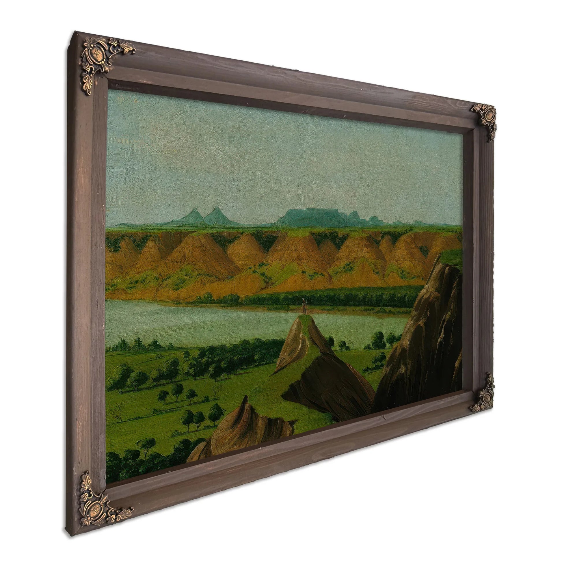 Big Bend On The Upper Missouri, 1900 Miles Above St. Louis By George Catlin Fine Art Print