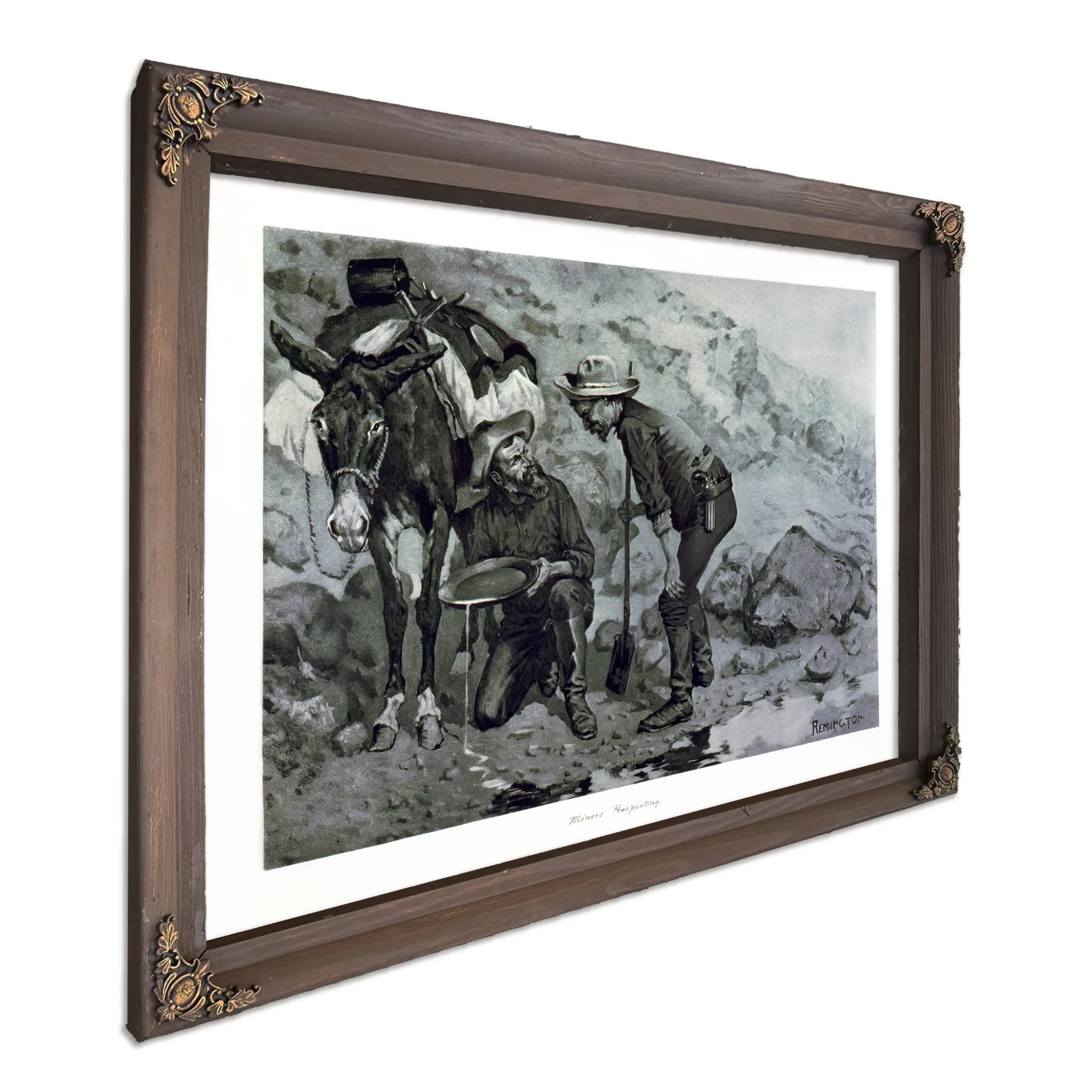 Miners Prospecting Frederic Remington  by Frederic Remington