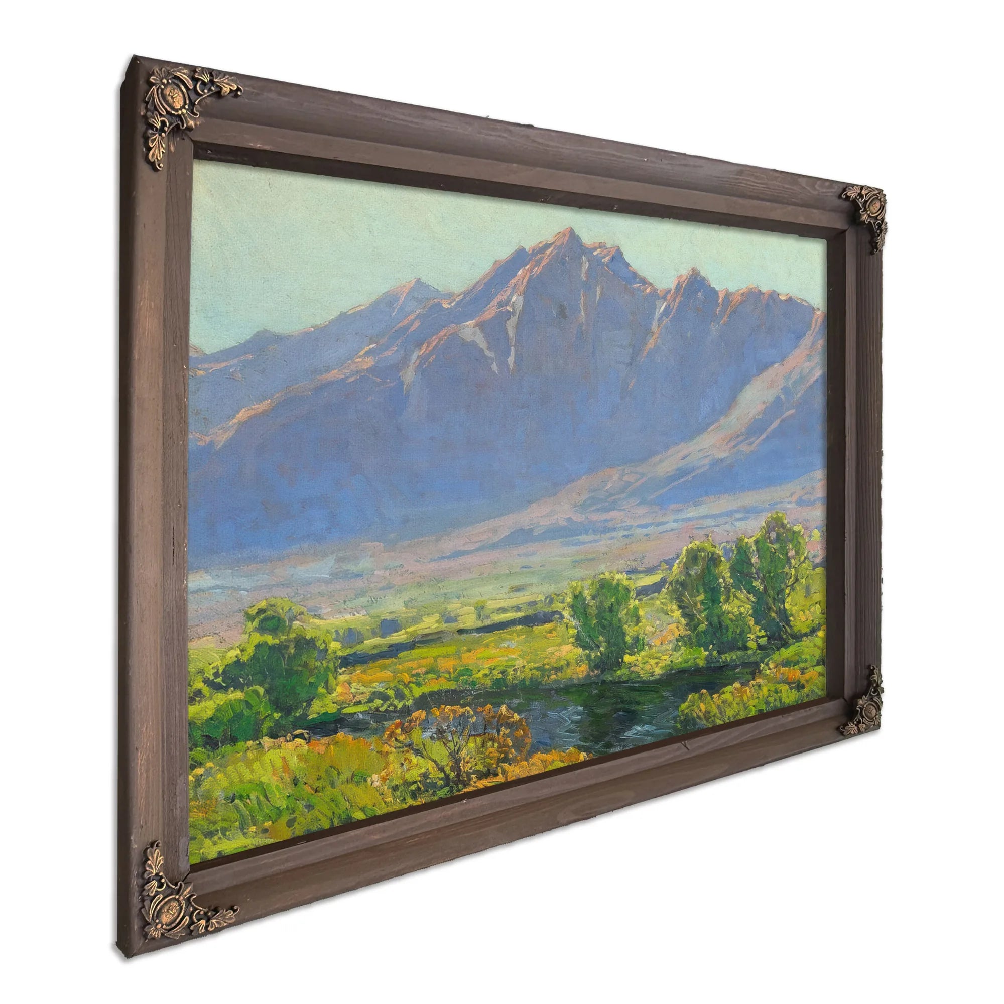 A View Along The Owen's River By Edgar Payne Fine Art Print