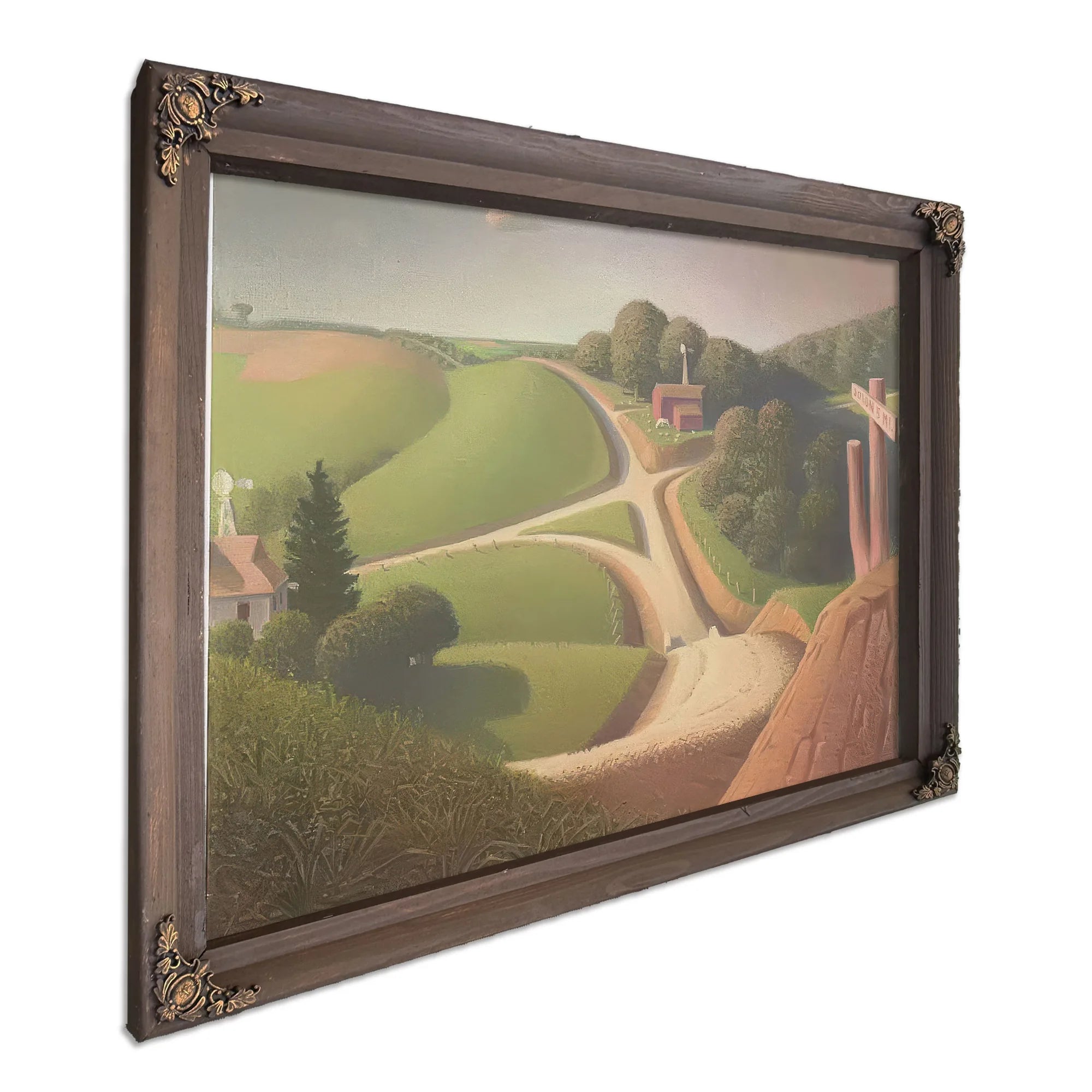 New Road By Grant Wood Fine Art Print